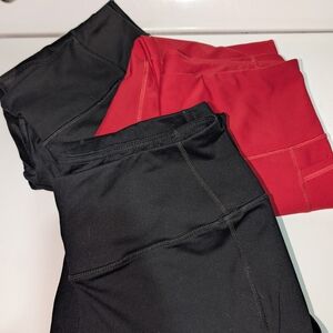 3pc Set of Leggings W/Pockets